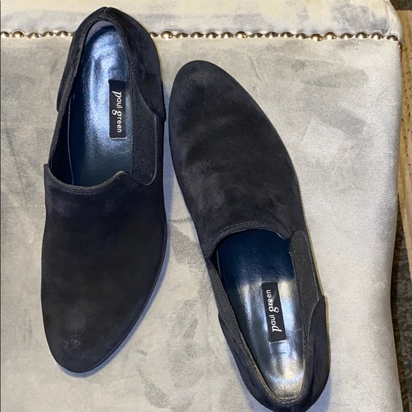 Paul Green black suede leather shooties - Picture 3 of 5